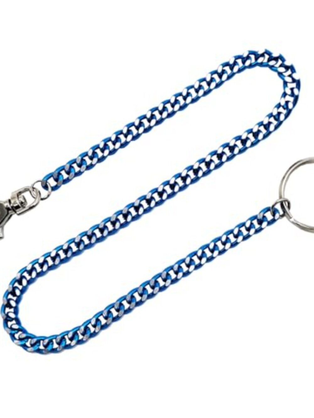 Aluminum Chain Purse Charm Keychain 18.5" Lobster Clasp Key Ring Handbag